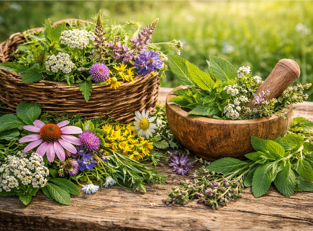 Wild- und Heilkräuter, die uns gut tun